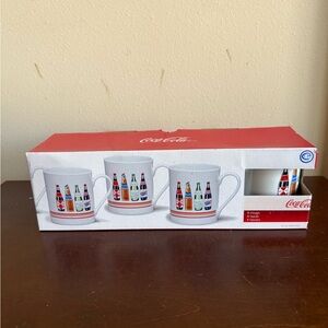 4 Set Of Coca-Cola MUG Fanta, Sprite, Tab - NEW Gibson USA Coke Company